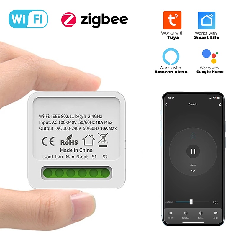 Tuya 16A Mini Wifi Smart Switc - Smart Home Automation Diy ulasan dan harga
