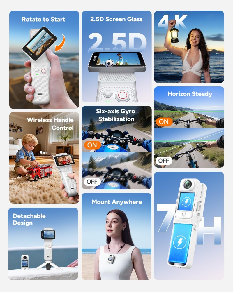 SJCAM New White C400 Pocket Ha - Home Assistant Sd ulasan dan harga