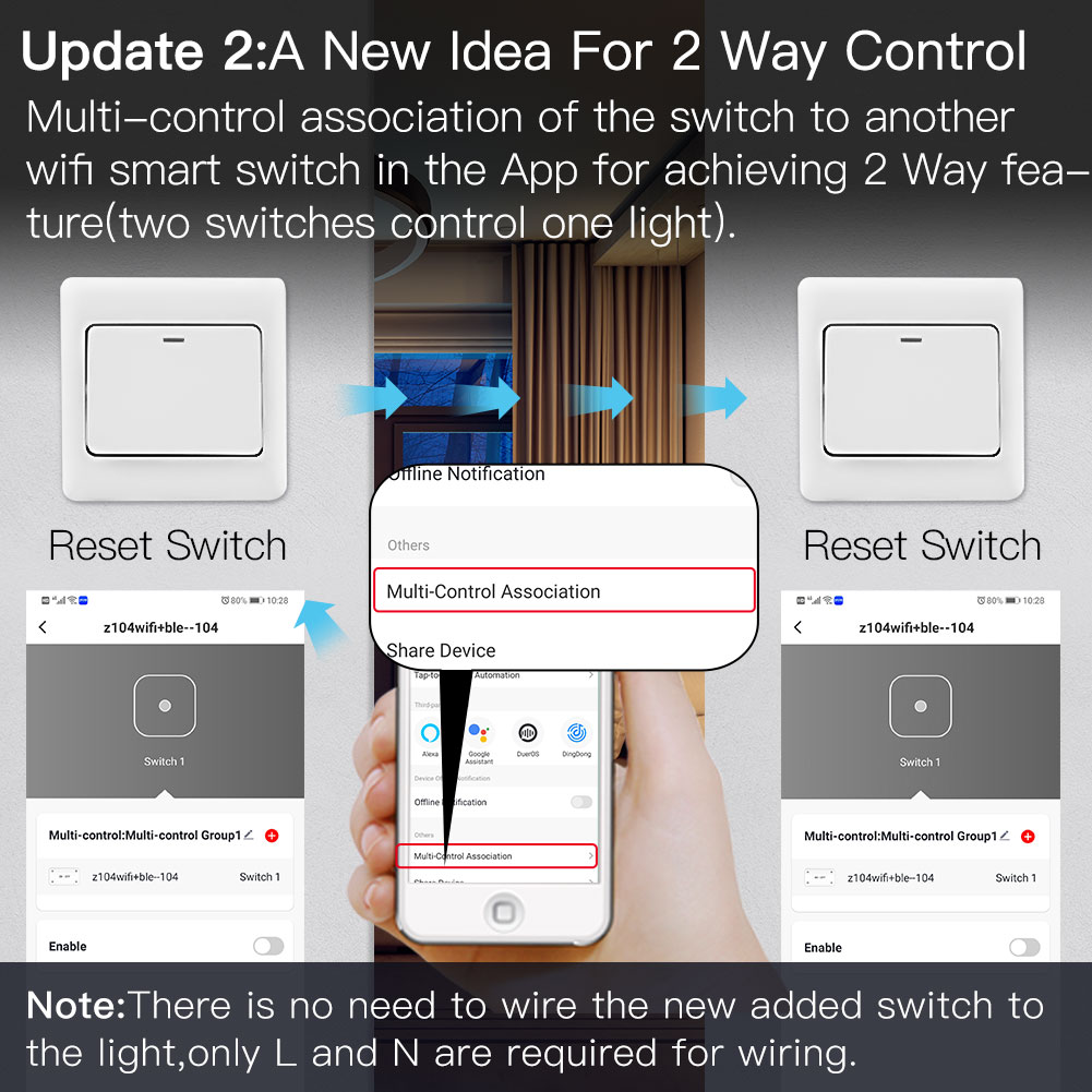 Light Switch Module Wifi Zigbe - Home Automation Technology ulasan dan harga