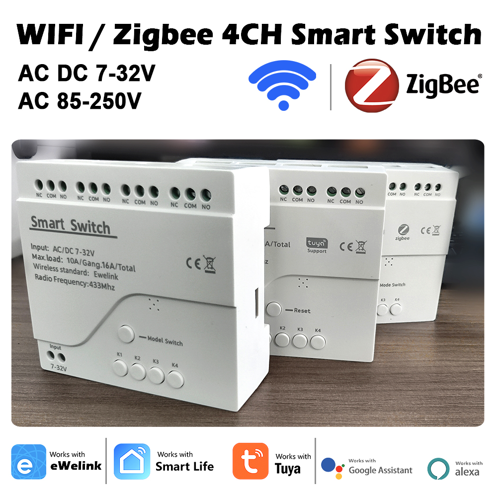 4CH Wifi / Zigbee Smart Relay  - Home Automation Diy ulasan dan harga